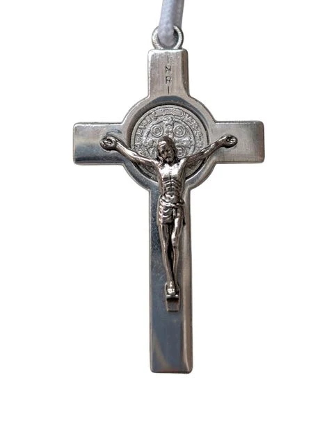 Beige Wooden Paracord Rosary, Rugged Rosary, Kids, Handmade, Catholic Baptism, Communion, Confirmation, Cord Rosary, St Benedict Crucifix - Image 7