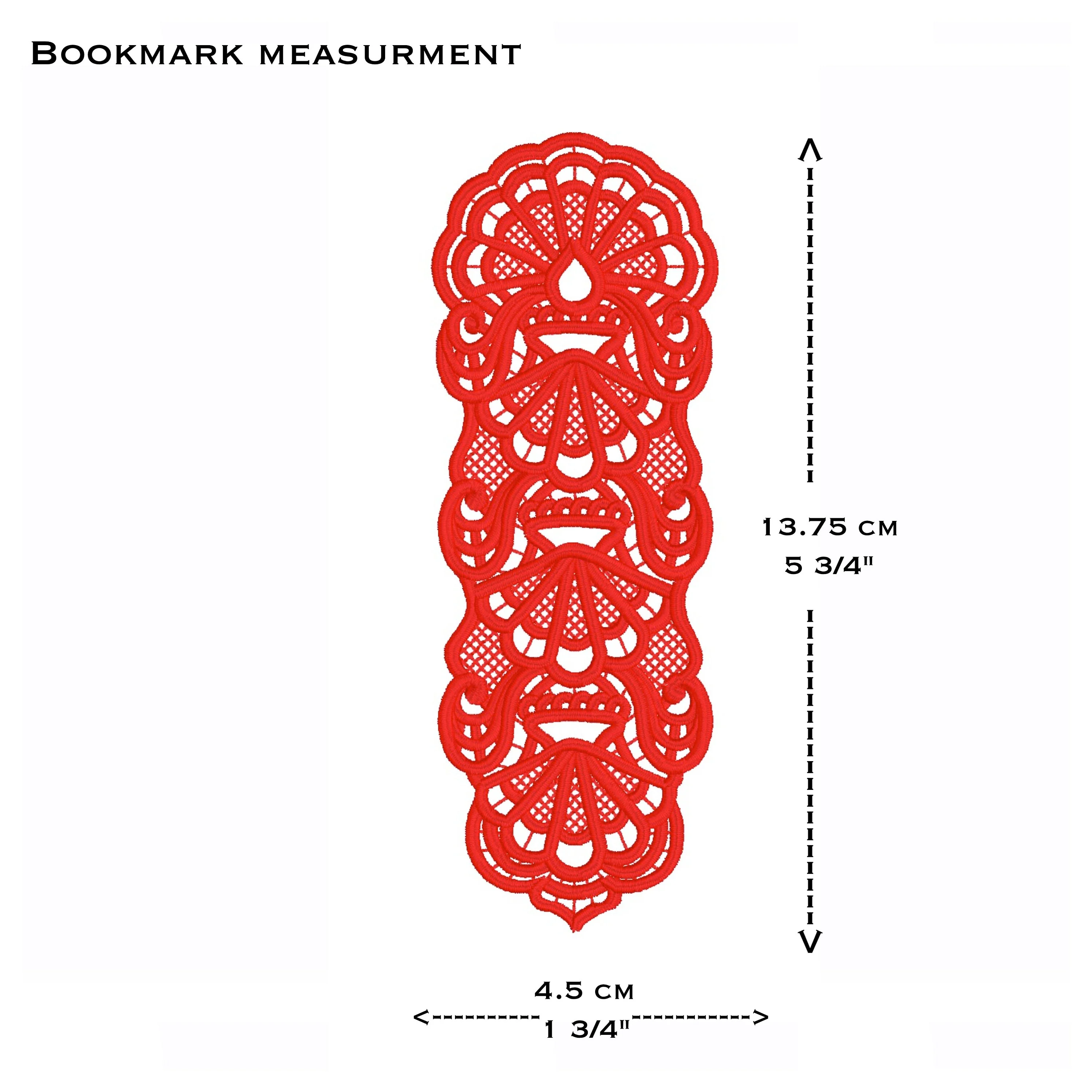 Lace bookmark, bookmark, freestanding lace, lace bookmarks, book accessories, lace anniversary, embroidered bookmark, 13th anniversary - Image 4