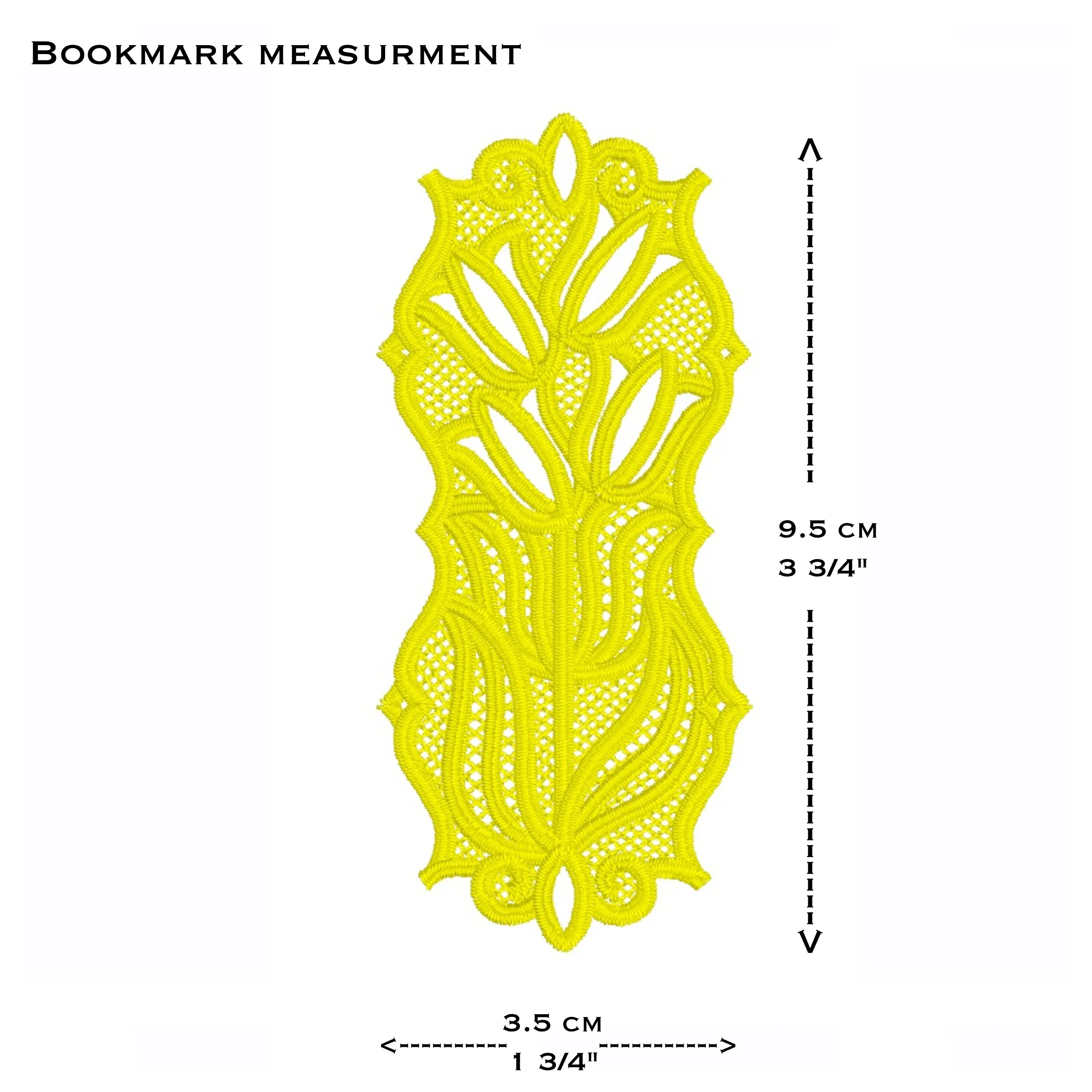 Lace bookmark, bookmark, freestanding lace, lace bookmarks, book accessories, lace anniversary, embroidered bookmark, 13th anniversary - Image 3