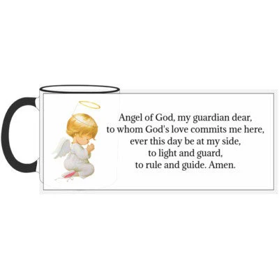 Morning prayer mug, Guardian angel, Morning prayer, Catholic gift, Stocking stuffer, Christmas present, Communion, Confirmation, Baptism - Image 5
