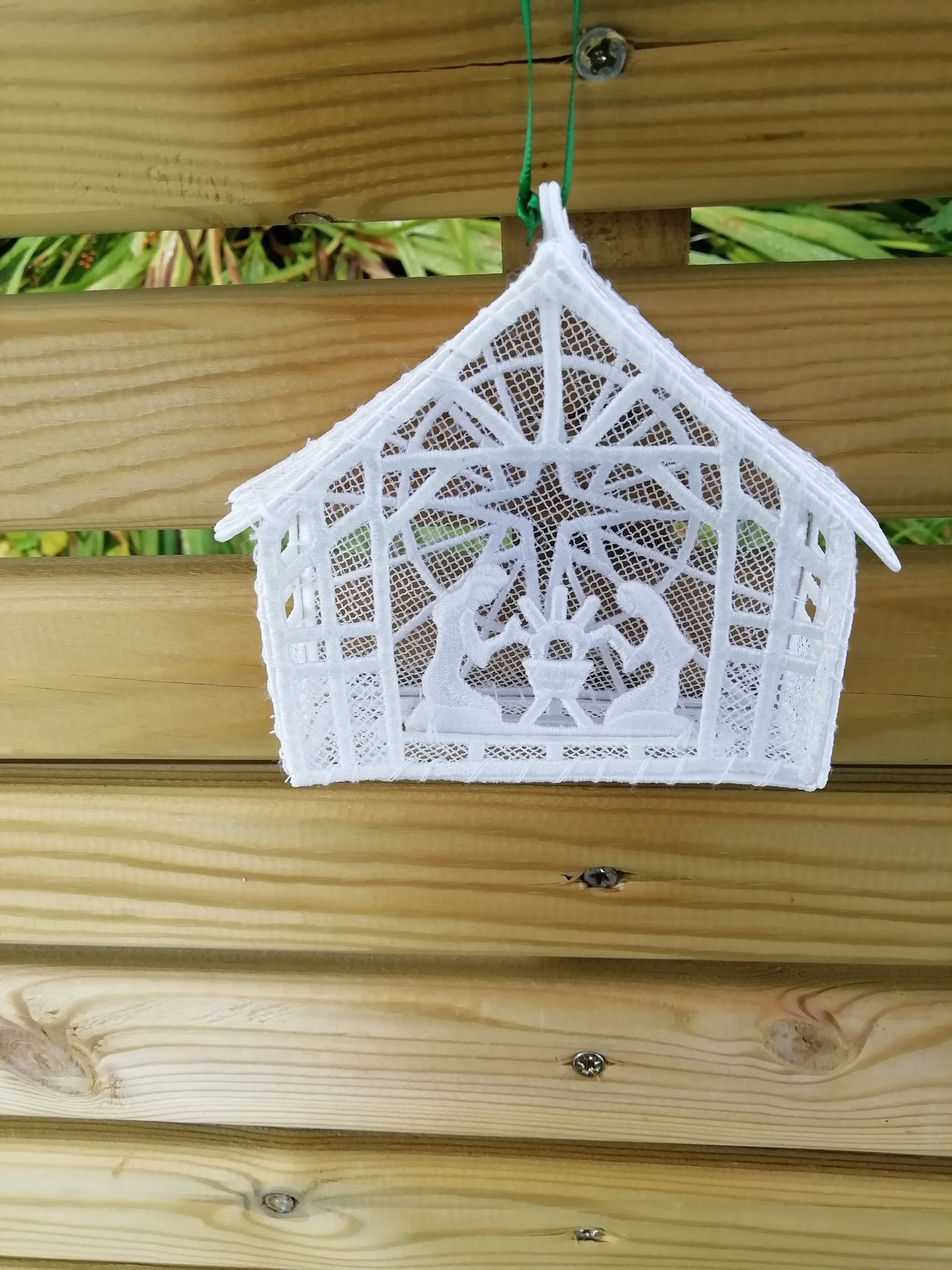 Nativity Scene kit, christmas lace, freestanding lace ornament, embroidery design, religious, artembroidery, bethlehem, christmas ornament - Image 7