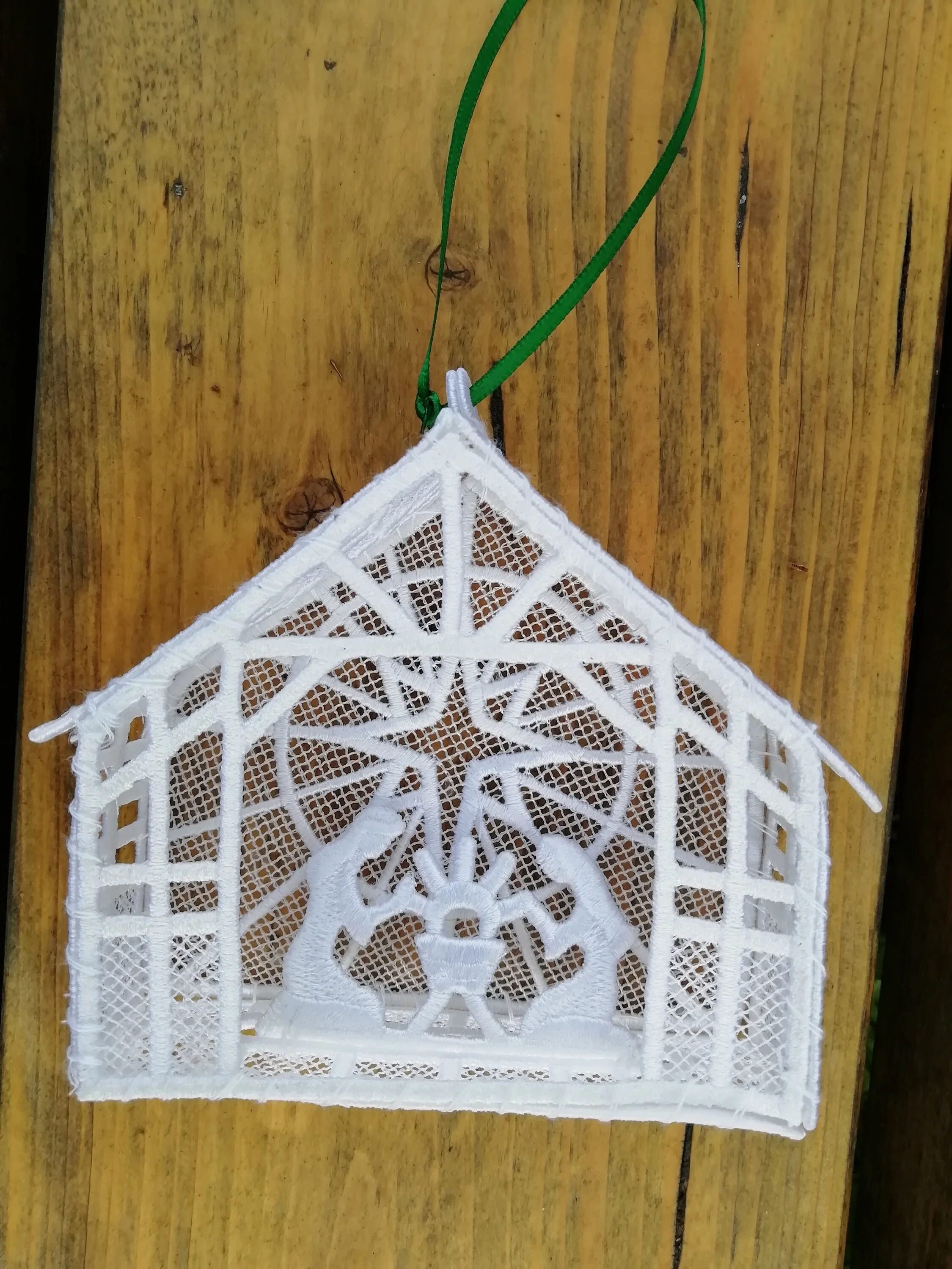 Nativity Scene kit, christmas lace, freestanding lace ornament, embroidery design, religious, artembroidery, bethlehem, christmas ornament - Image 9