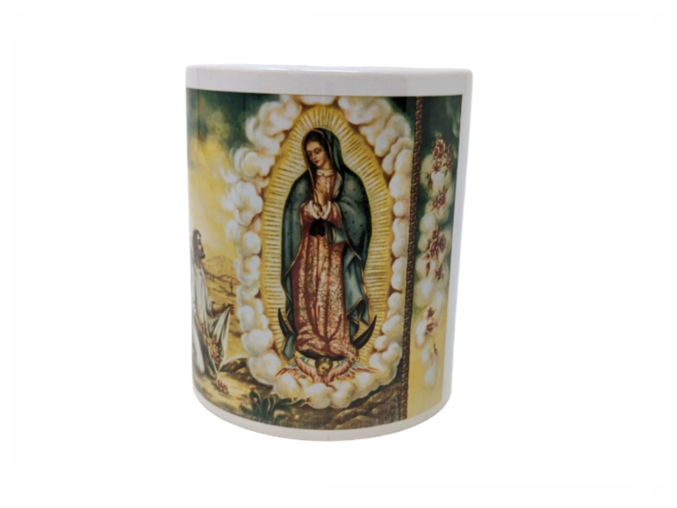 Our Lady of Guadalupe Mug, Patron Saint of Mexico, Catholic gift, Stocking stuffer, Baptism, Holy Communion, Confirmation, Present, Our Lady - Image 3