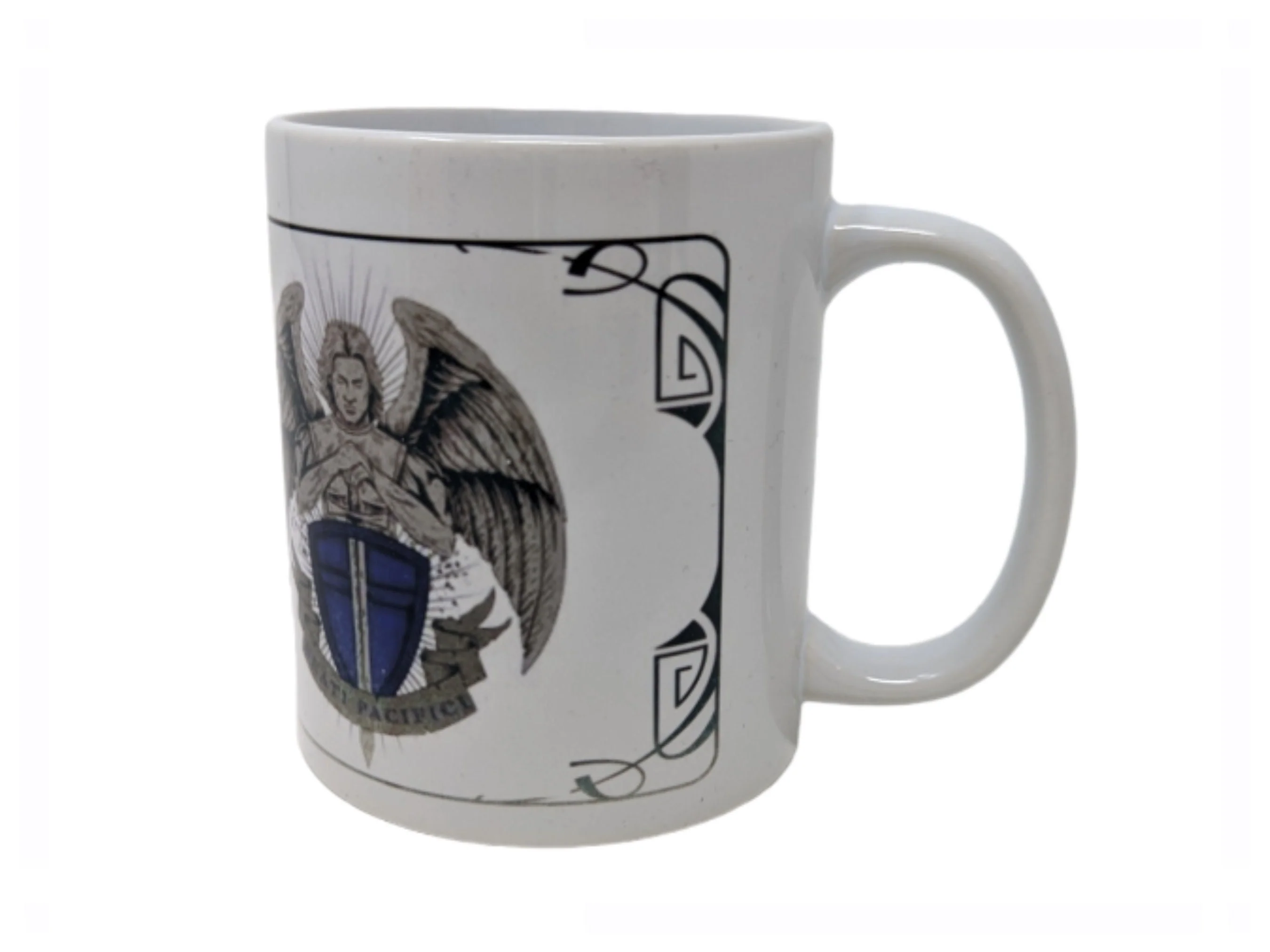 St Michael, Defend us in this day of battle,  Catholic Mug, Catholic gift, Stocking stuffer, Baptism, Holy Communion, Confirmation, Present - Image 3